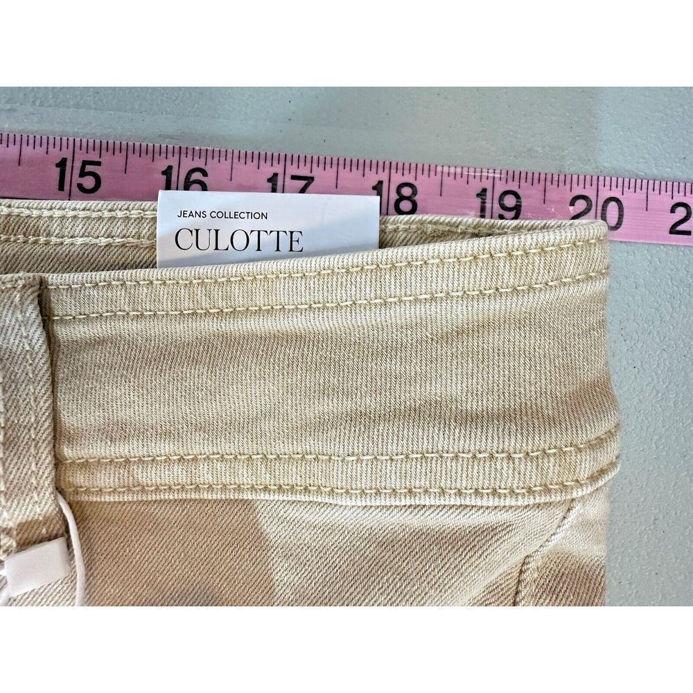 MNG Catherine Culotte Jeans Women's EU 50 US 18 HighWaist WideLeg Loose Ankle - Picture 12 of 16